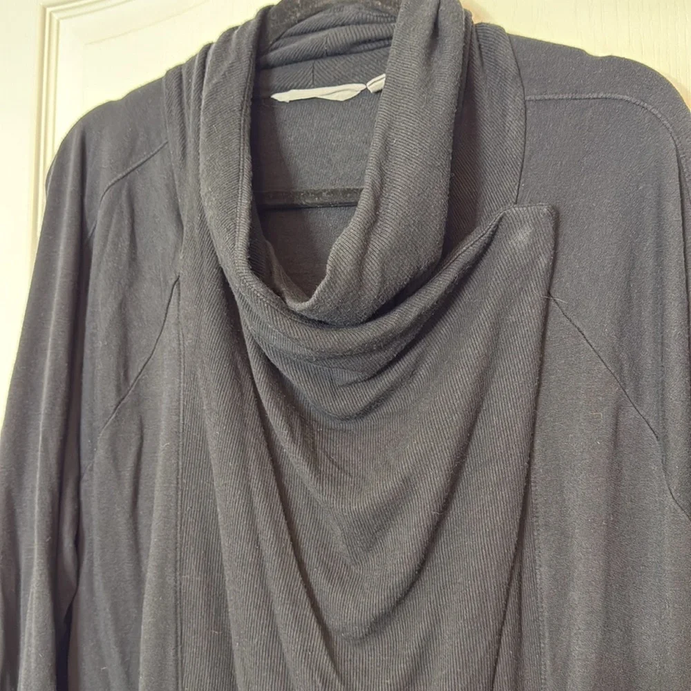 Athleta Studio Wrap Black Cardigan XL - Picture 7 of 16